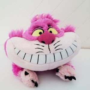 DISNEY Cheshire Cat  Pink  Plush Alice In Wonderland Stuffed Toy